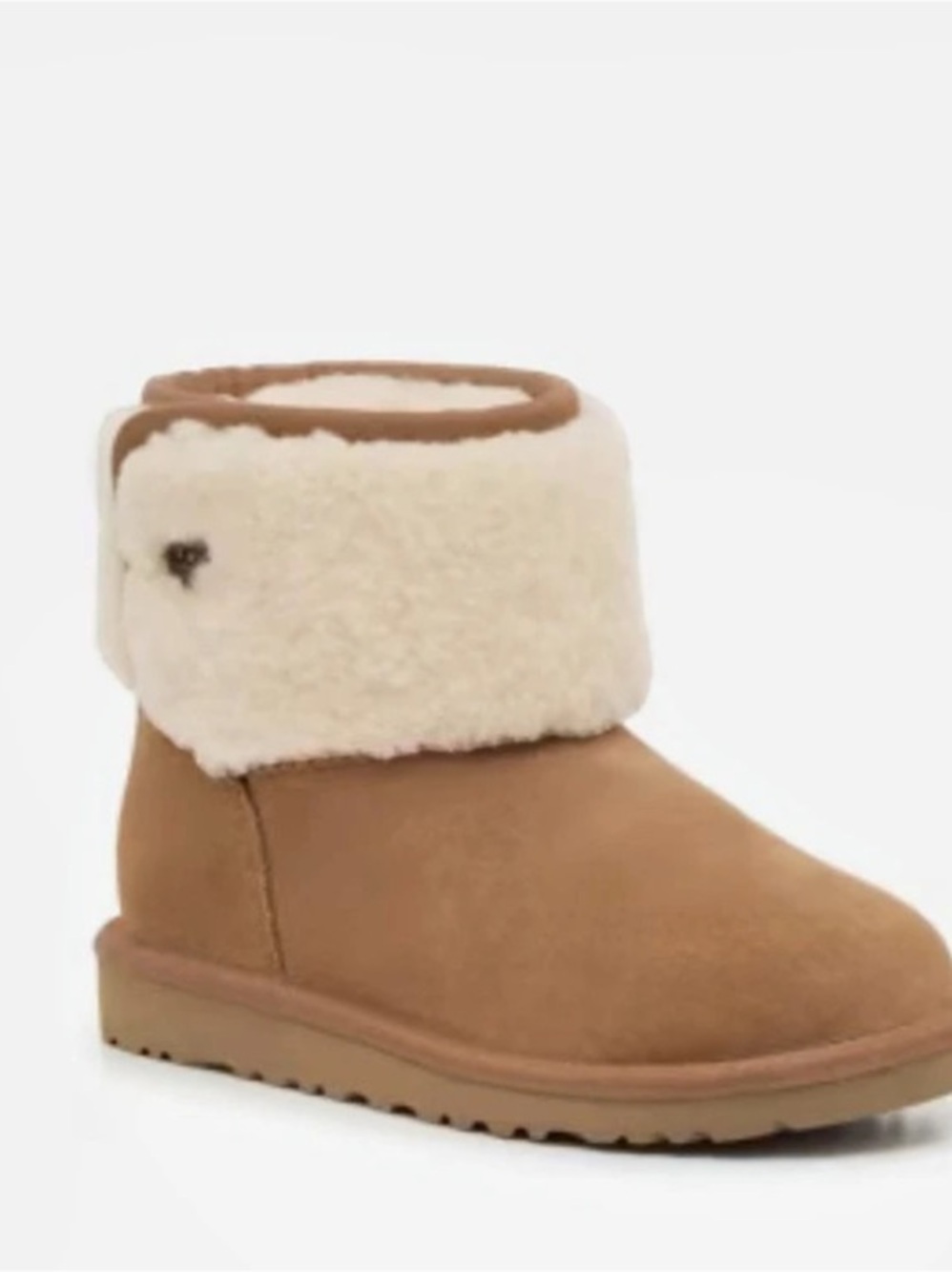 Like New K Jona luxury UGG Chestnut & Cream US 2
